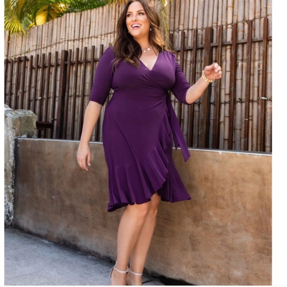 Kiyonna Whimsy Wrap Dress